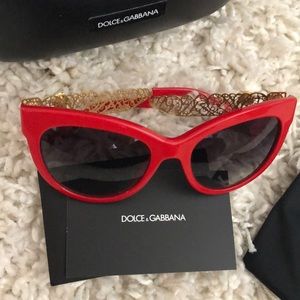 Dolce & Gabbana Accessories - 🕶 Dolce & Gabbana sunglasses red/gold NEW Dolce & Gabbana Accessories - 🕶 Dolce & Gabbana sunglasses red/gold NEW